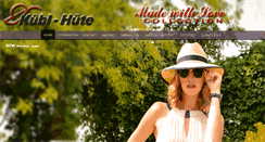 Desktop Screenshot of kuebl-huete.at